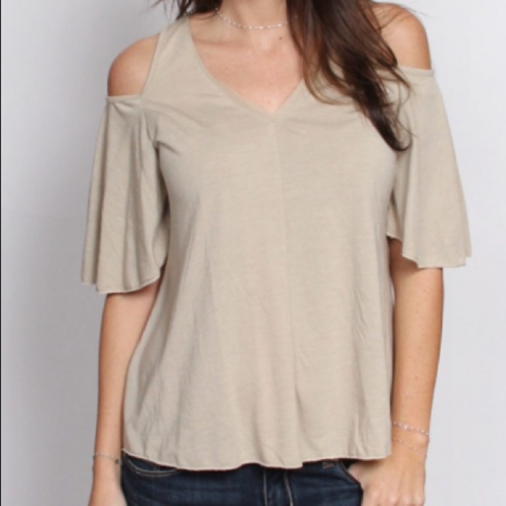 Cold shoulder top